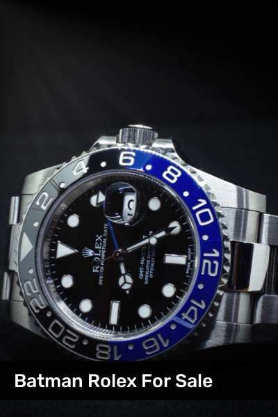 batman rolex for sale|rolex batman original price.